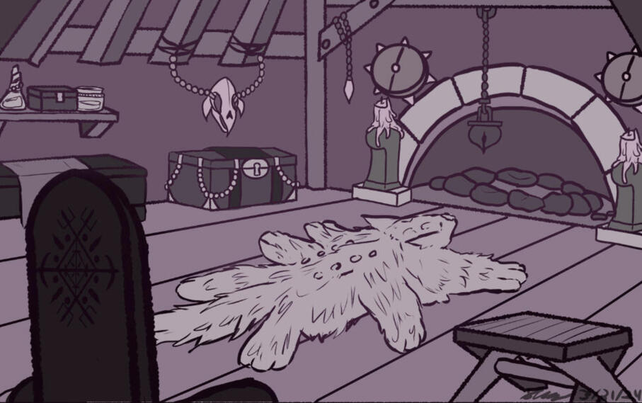 Early 2024 concept art of Taglovik Native home from Mission: HomeWorld